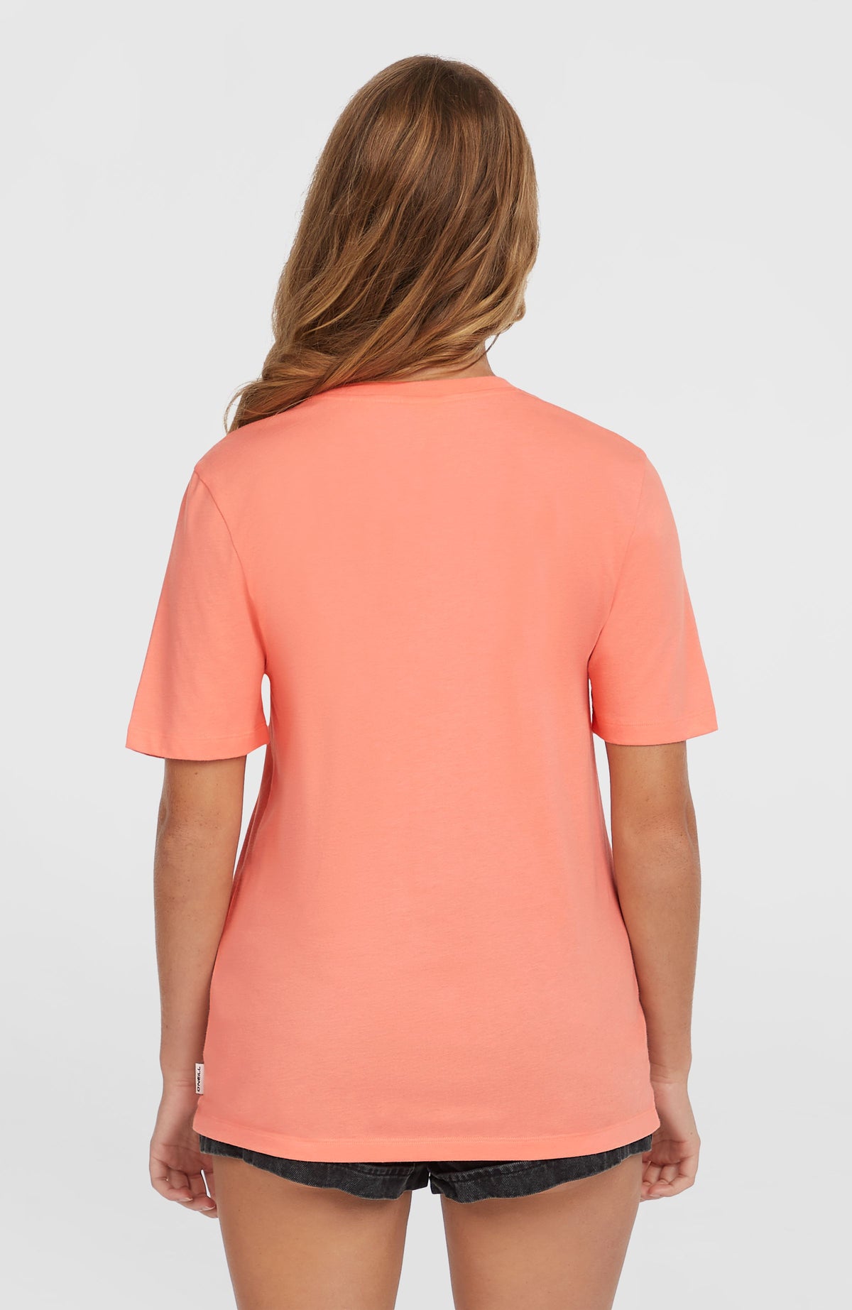 Essentials Script T-Shirt | Coral Pink