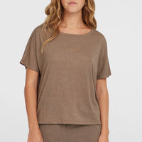 Essentials Script Drape T-Shirt | Storm