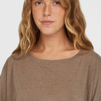 Essentials Script Drape T-Shirt | Storm