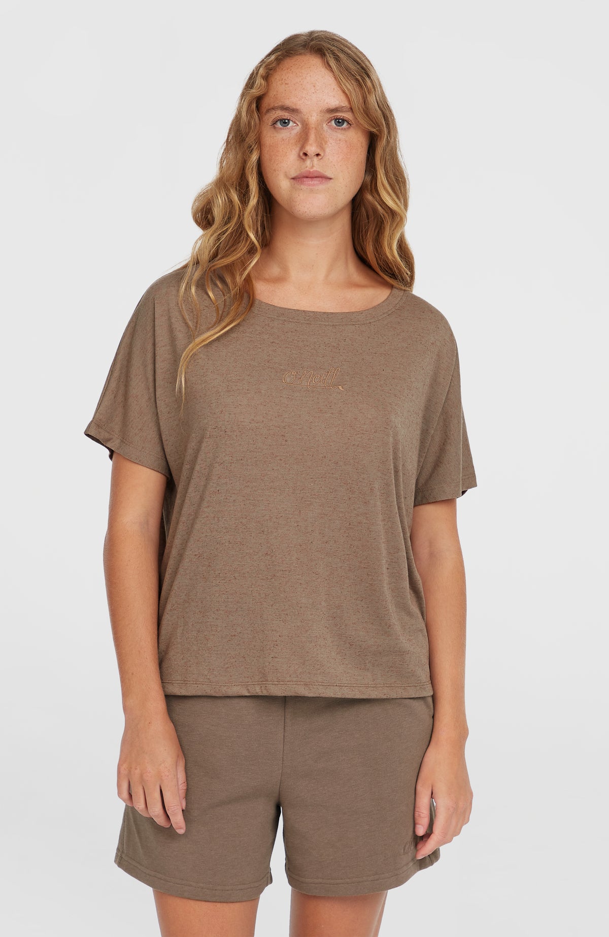 Essentials Script Drape T-Shirt | Pure Cashmere