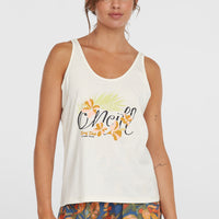 Luana Graphic Tank Top | Snow White