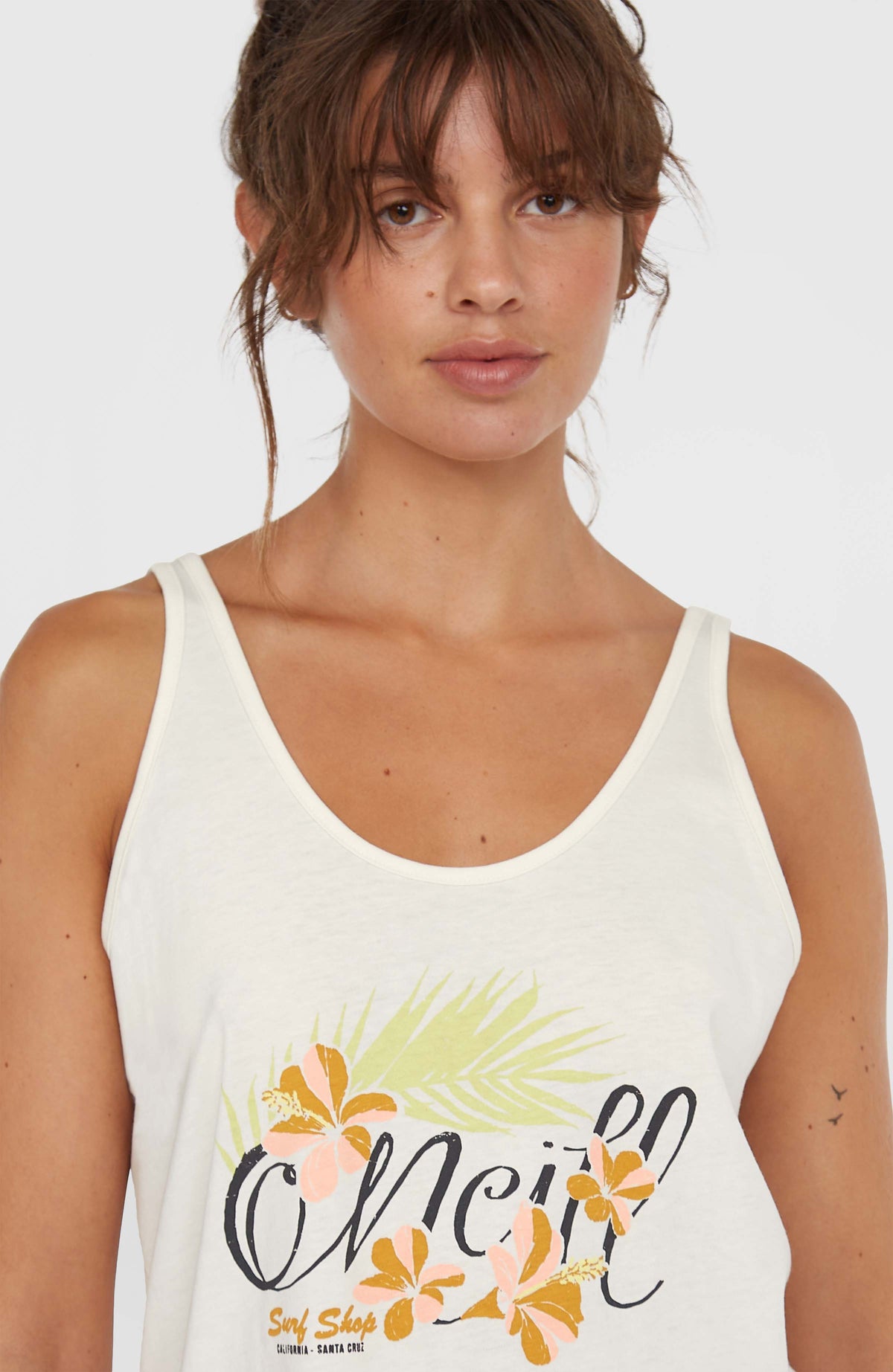 Luana Graphic Tank Top | Snow White