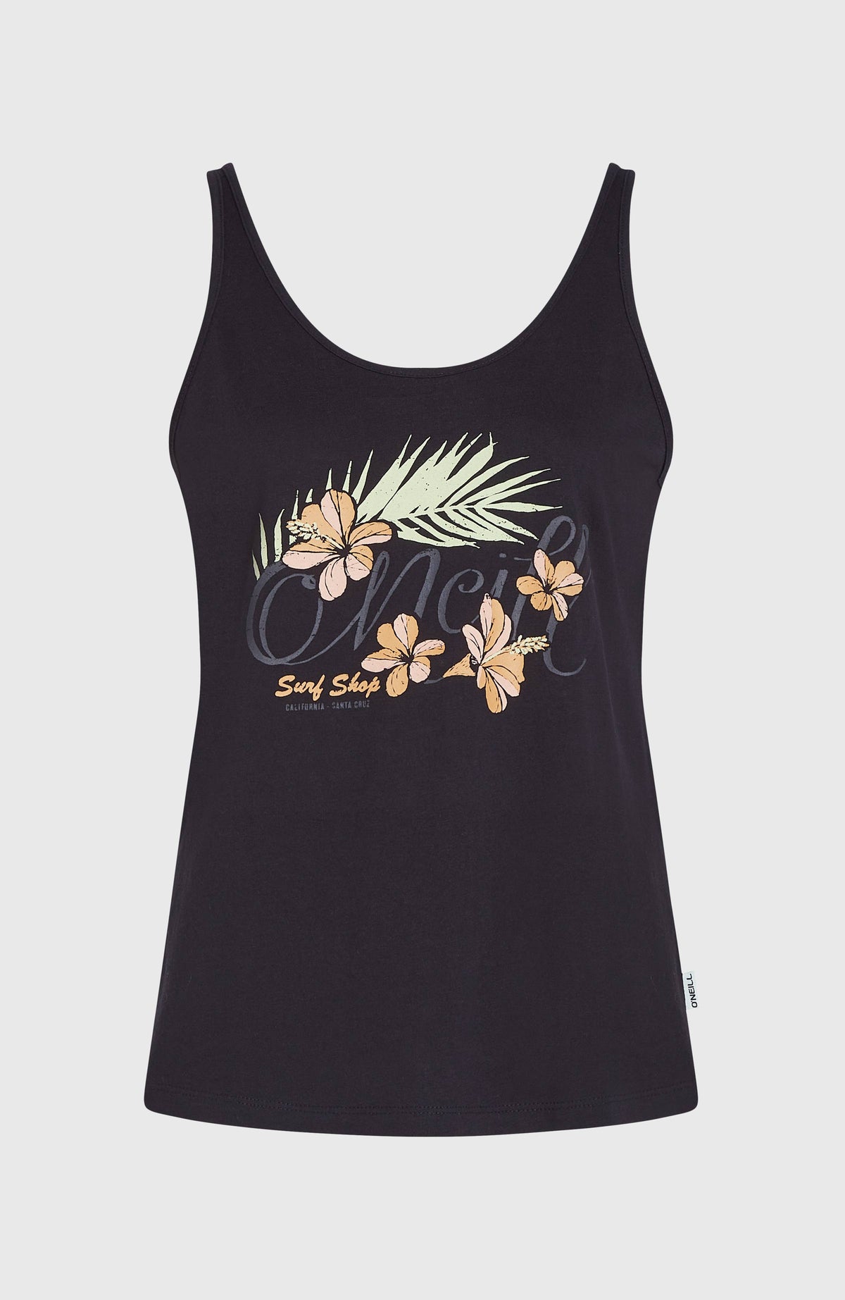 Luana Graphic Tank Top | Black Out