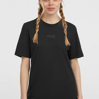 Essentials Script T-Shirt | Black Out