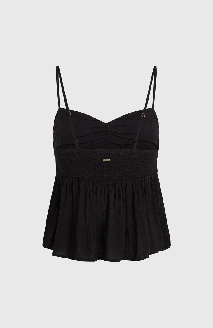 Reeta Woven Top | Black Out