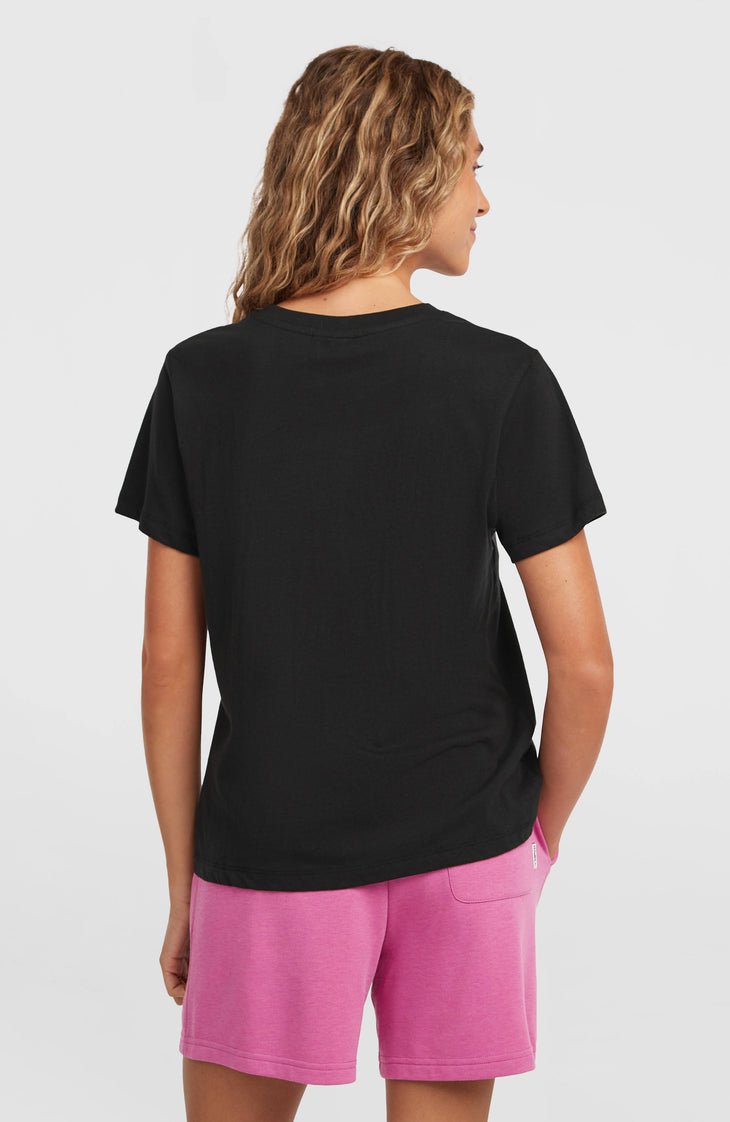 Front Print T-Shirt | Black Out