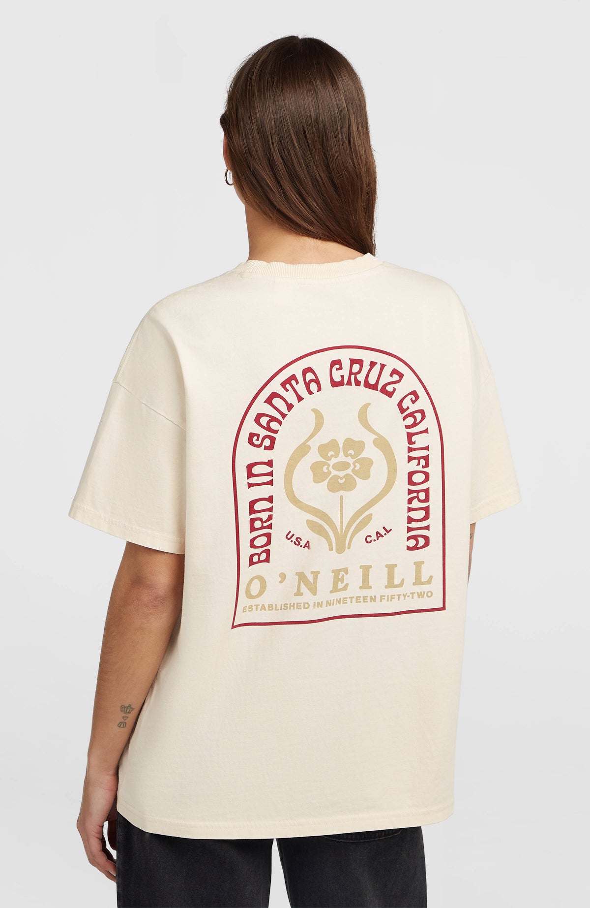 O'Riginals Back-Print T-Shirt | Linen White