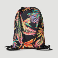 Gym Sack | Black Flower