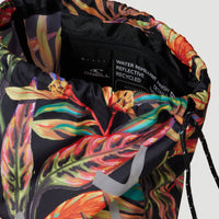 Gym Sack | Black Flower