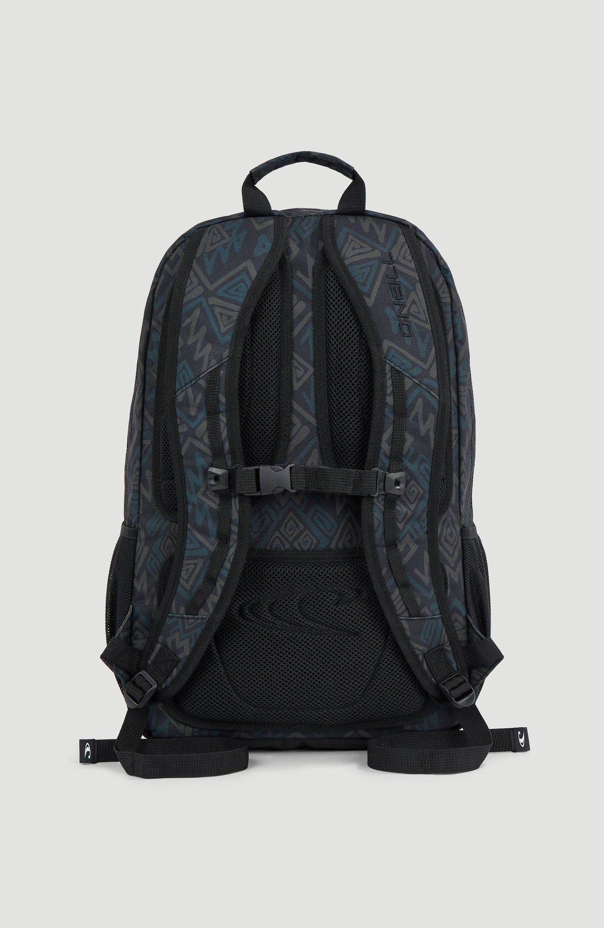 Boarder Backpack | Black Retro Ikat