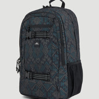 Boarder Backpack | Black Retro Ikat