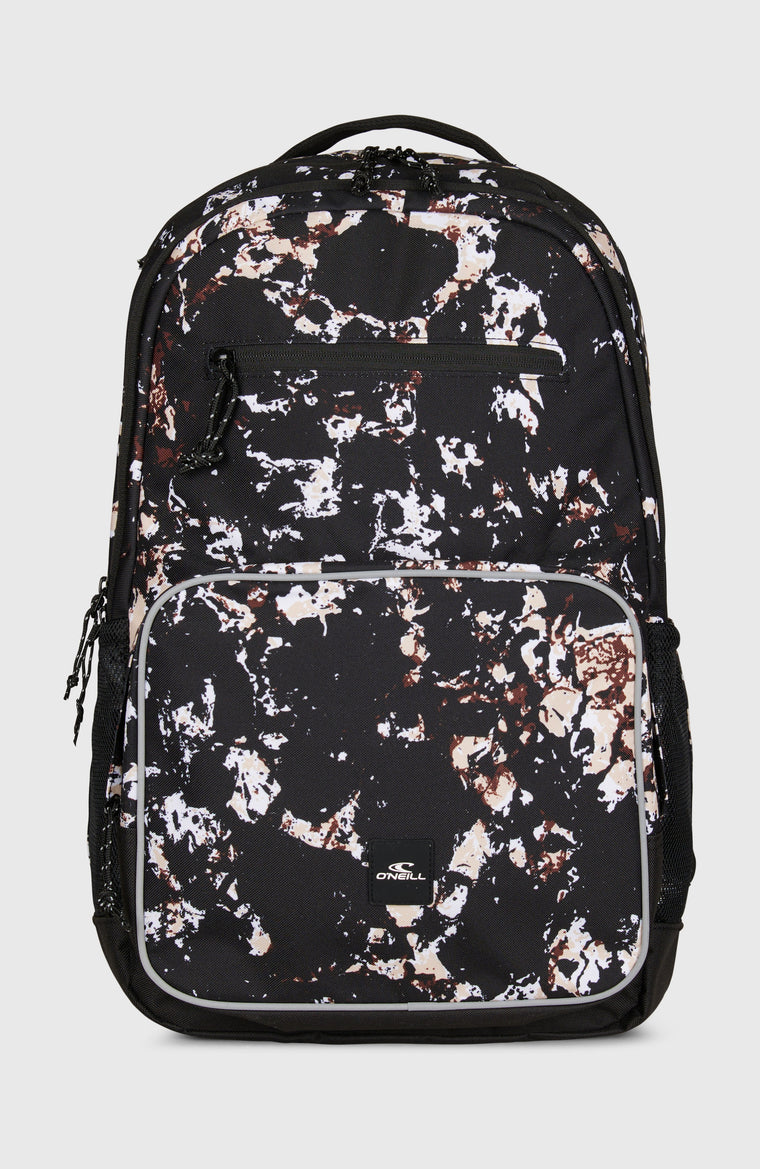 President Backpack | Black/Beige Quarry