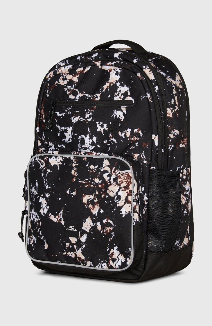 President Backpack | Black/Beige Quarry