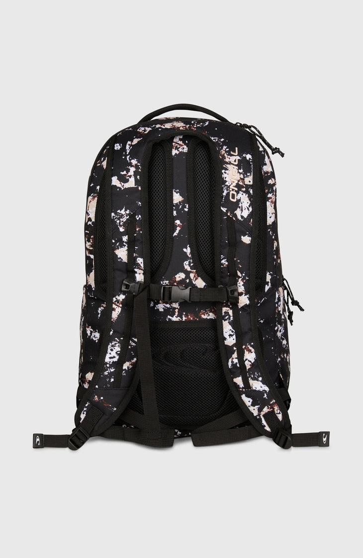 President Backpack | Black/Beige Quarry