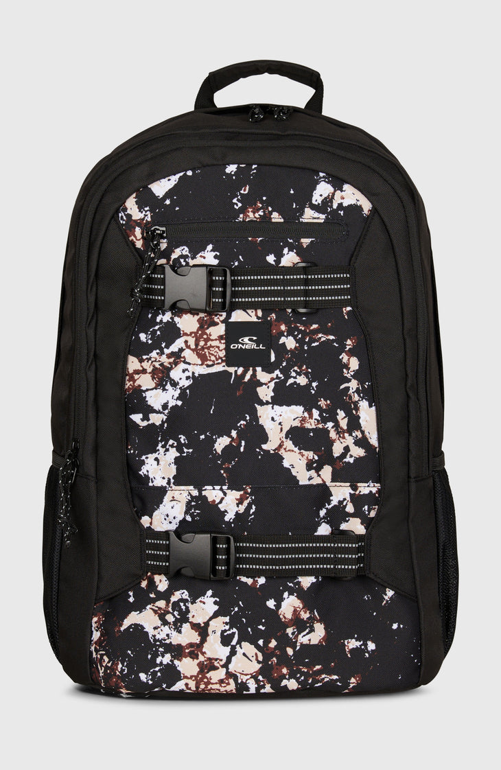 Boarder Backpack | Black/Beige Quarry