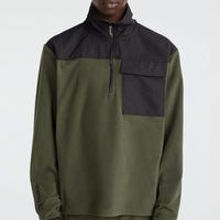 Utility Heavy Full-Zip Fleece | Forest Night Colour Block