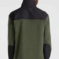 Utility Heavy Full-Zip Fleece | Forest Night Colour Block