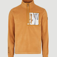 Utility Light Half-Zip Fleece | Rich Caramel