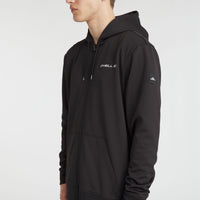 Rutile Full Zip Hoodie Fleece | Black Out