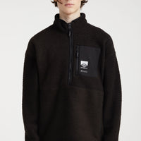 Surf Heroes Half Zip Fleece | Black Out