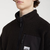 Surf Heroes Half Zip Fleece | Black Out