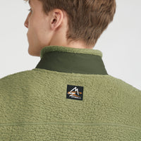 High-Pile Gilet | Deep Lichen Green