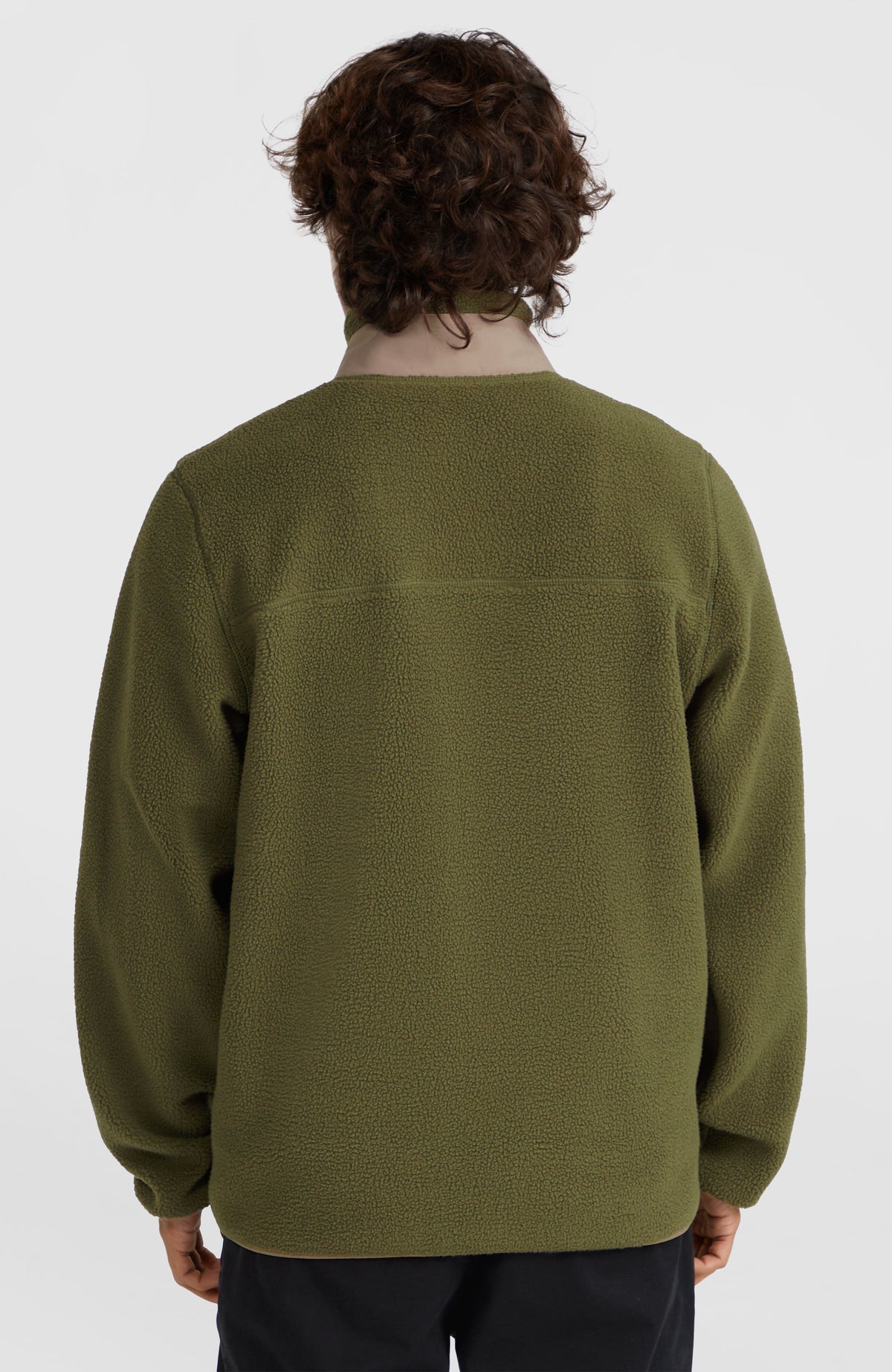 High-Pile Full-Zip Fleece | Forest Night