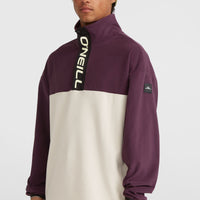 O'Riginals Polartec® 100 Fleece | Aubergine Colour Block