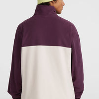 O'Riginals Polartec® 100 Fleece | Aubergine Colour Block