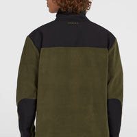 Utility Polartec® 200 Full-Zip Fleece | Forest Night Colour Block