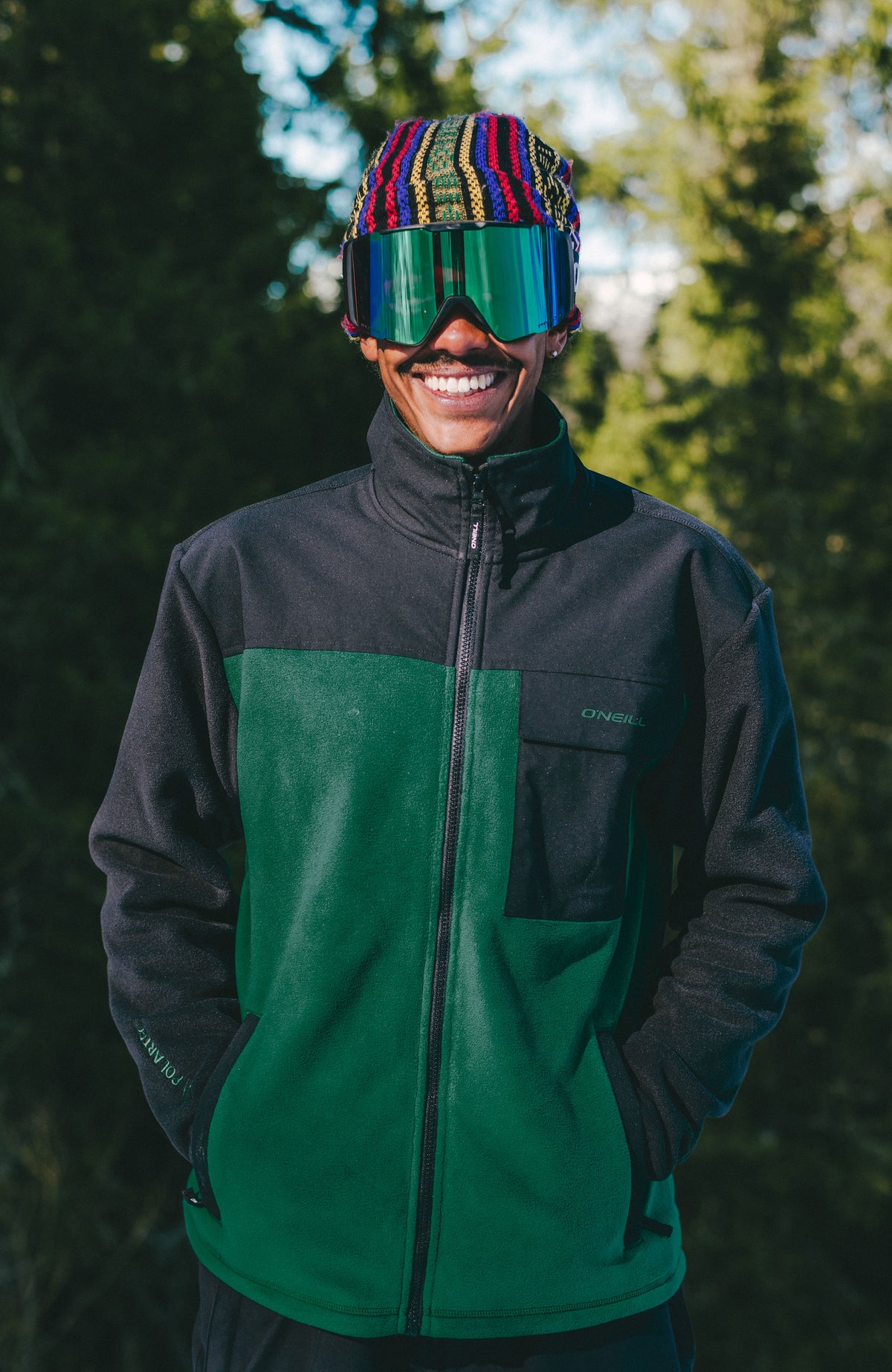FWC'Peak Polartec® Fleece | Emerald Envy Colour Block