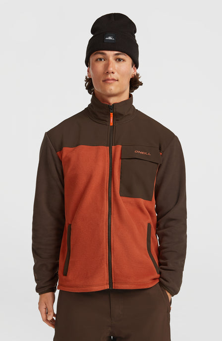FWC'Peak Polartec® Fleece | Coffee Bean Colour Block