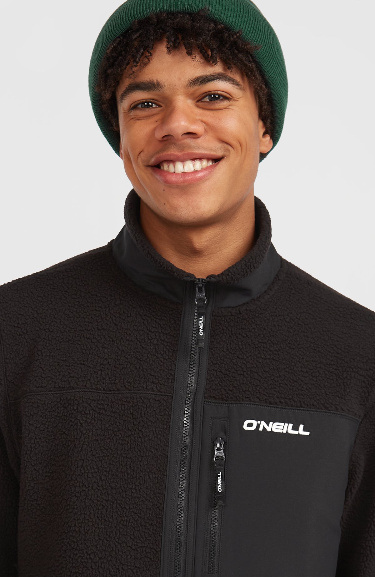 Must-Have High-Pile Full-Zip Fleece | Black Out