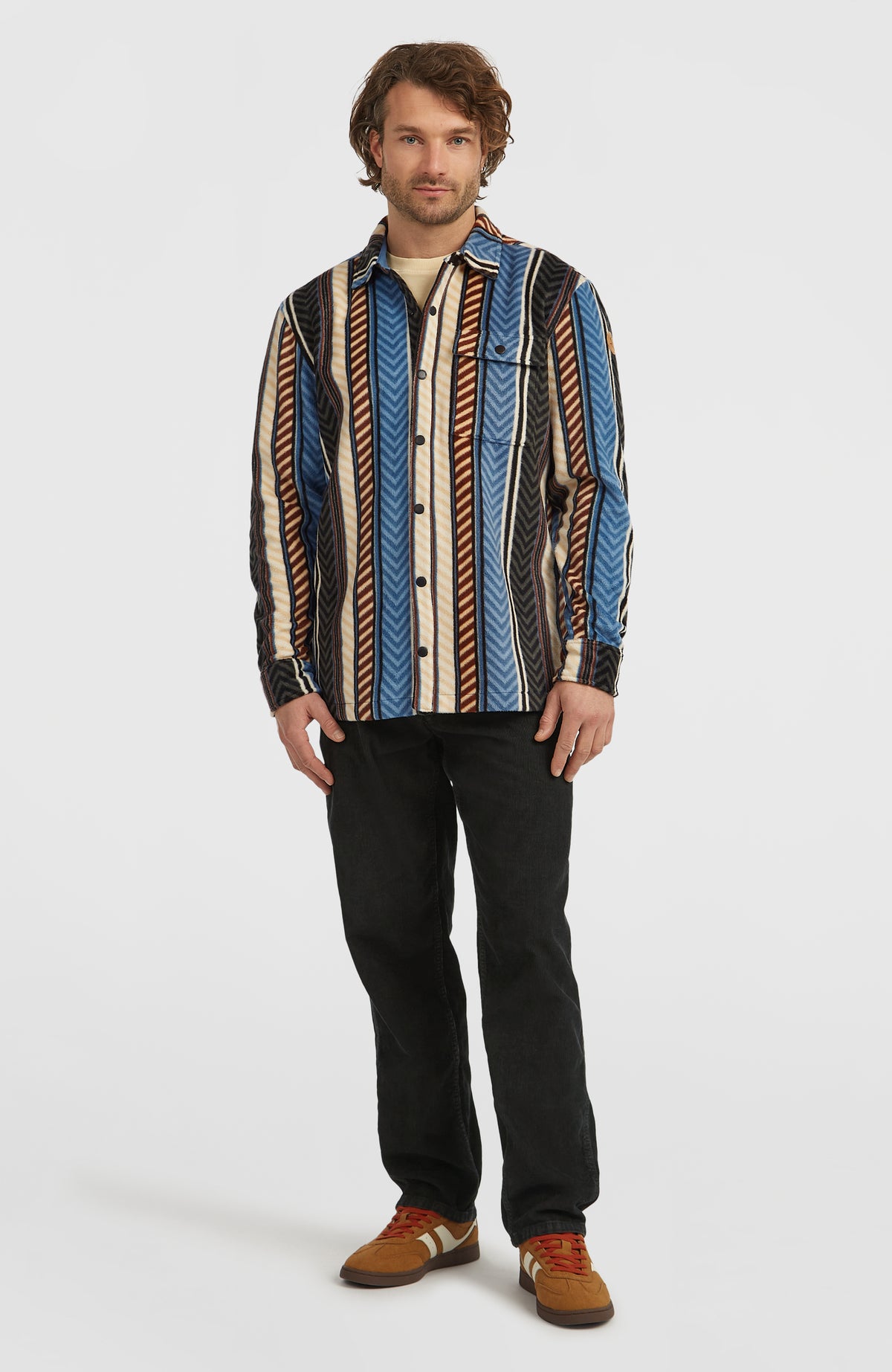O'Riginals Superfleece Shirt | Blue Vintage O'Neill Stripe