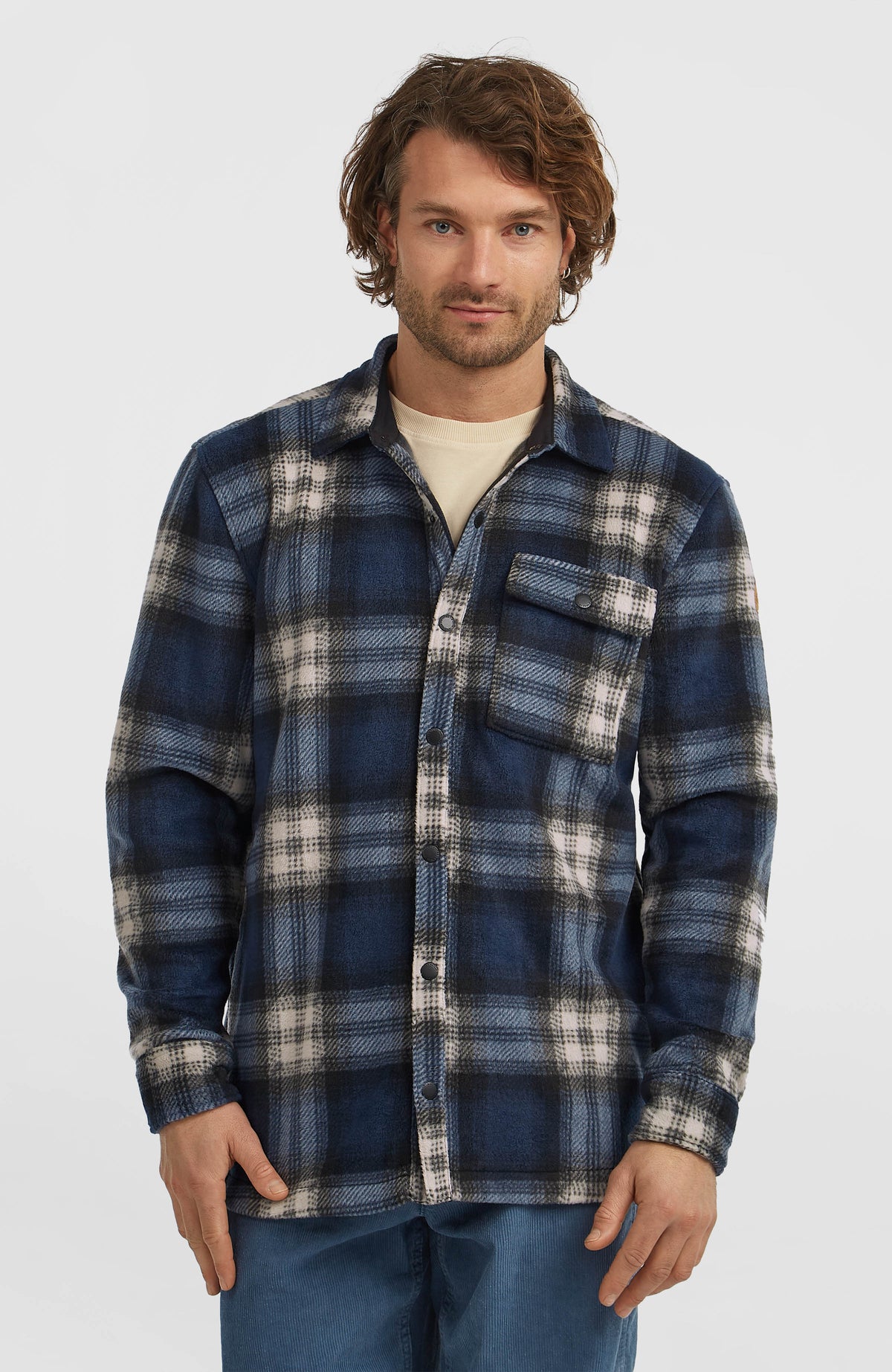 O'Riginals Superfleece Shirt | Mozart Blue Check