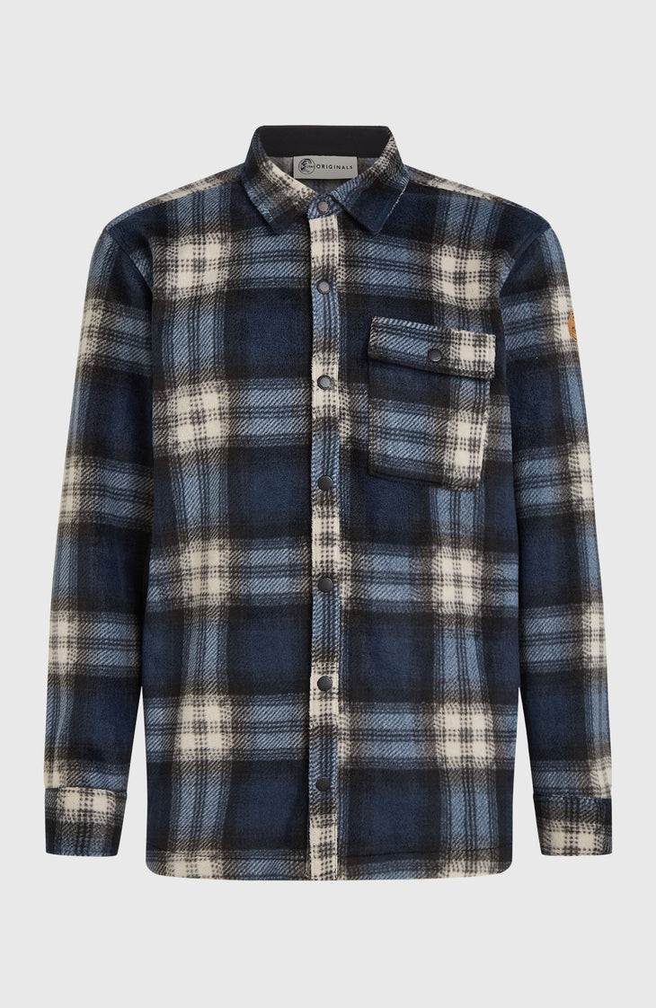 O'Riginals Superfleece Shirt | Mozart Blue Check