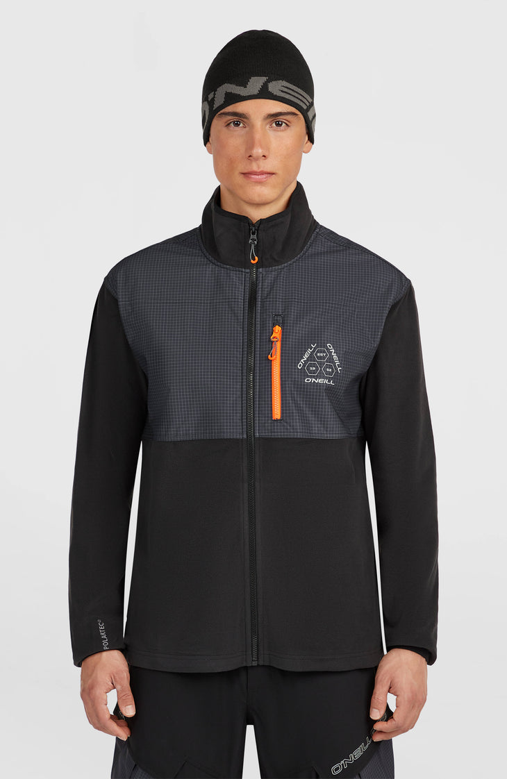 FWC'Peak Polartec® Full-Zip Hyperfleece | Black Out Colour Block
