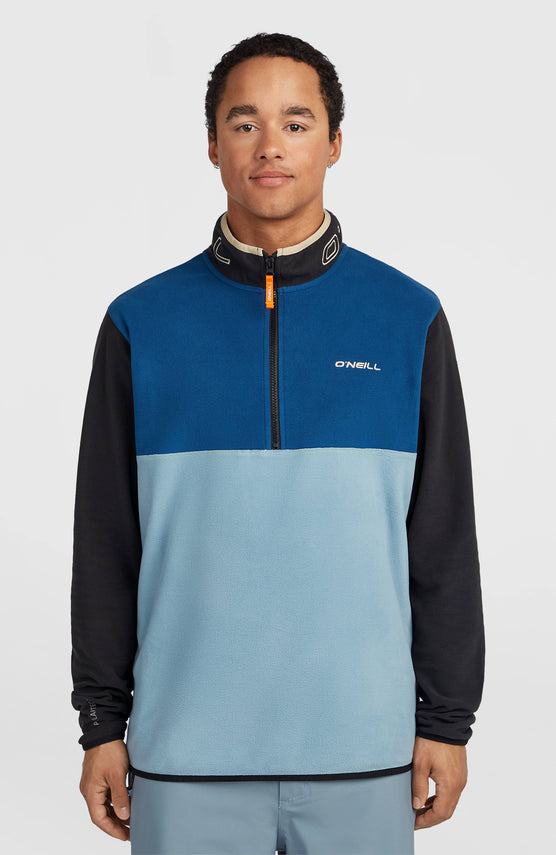 FWC'Cruz Triple Polartec® Half-Zip Fleece | Regal Blue Colour Block