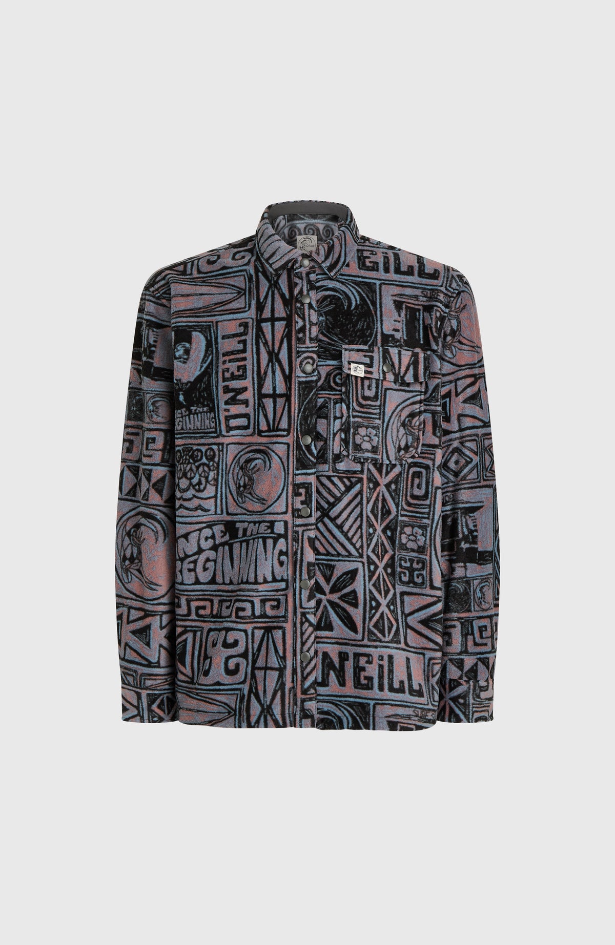 O'Riginals Superfleece Shirt | Purple Stamps