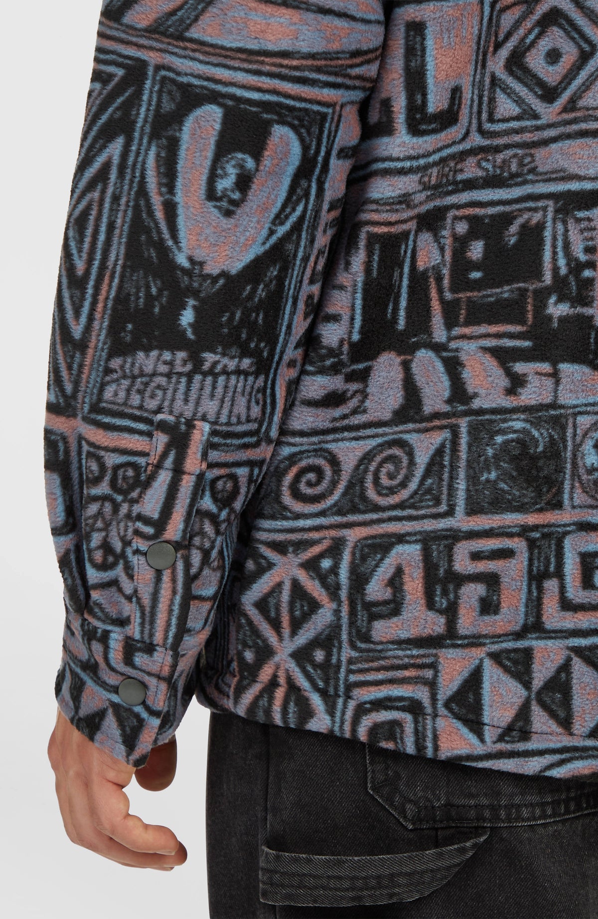 O'Riginals Superfleece Shirt | Purple Stamps