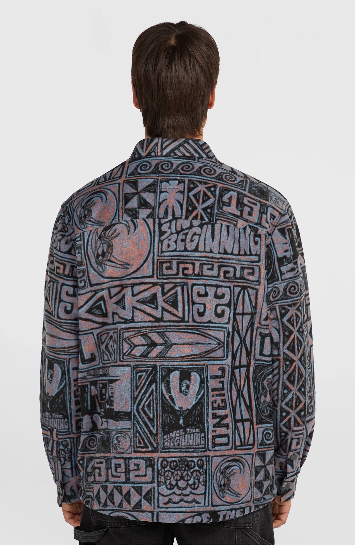 O'Riginals Superfleece Shirt | Purple Stamps