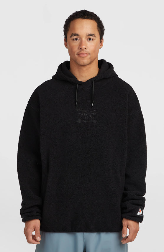 FWC'Play High-Pile Fleece Hoodie | Black Out