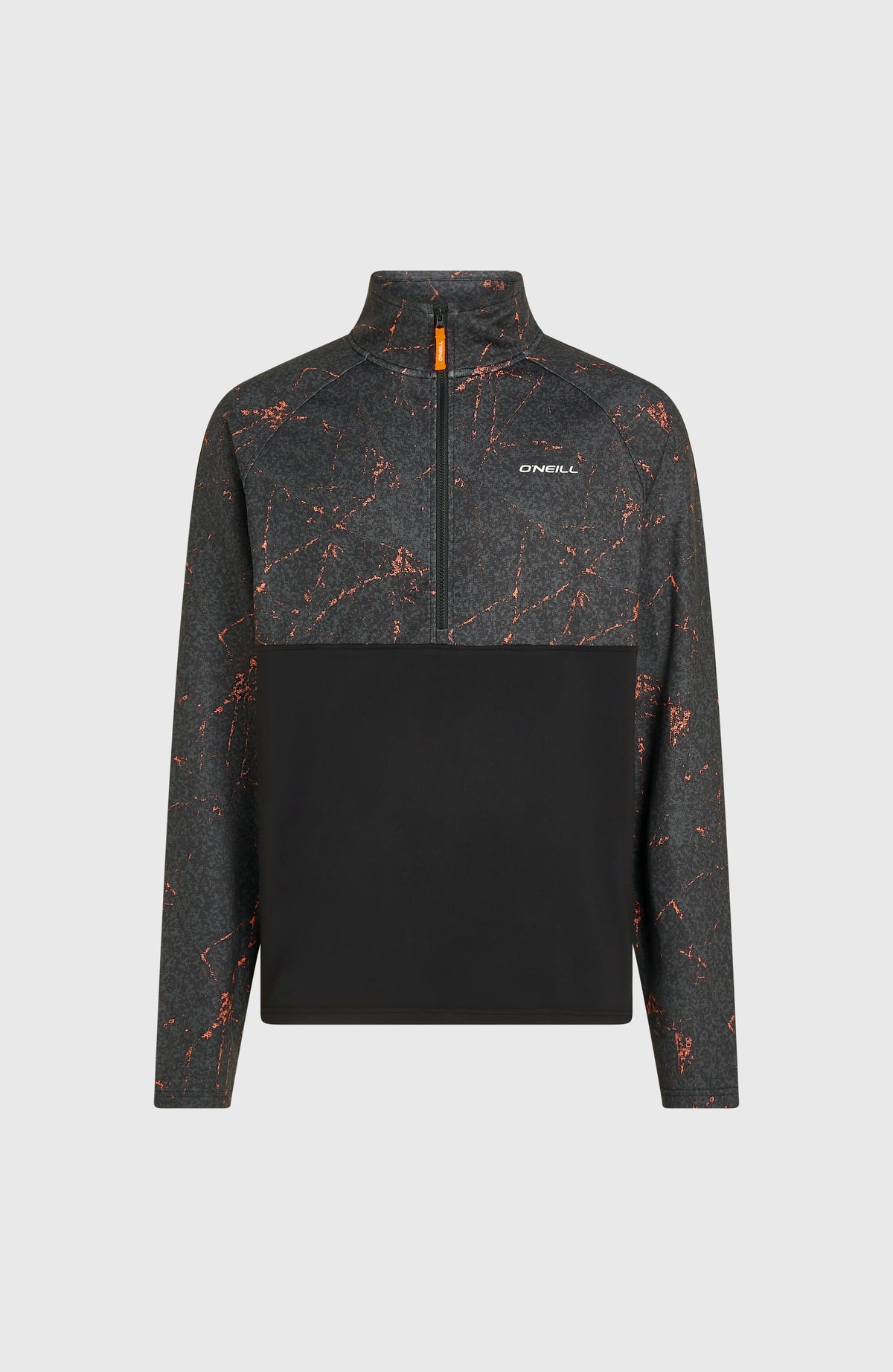FWC'Cruz Printed Half-Zip Fleece | Black Basalt