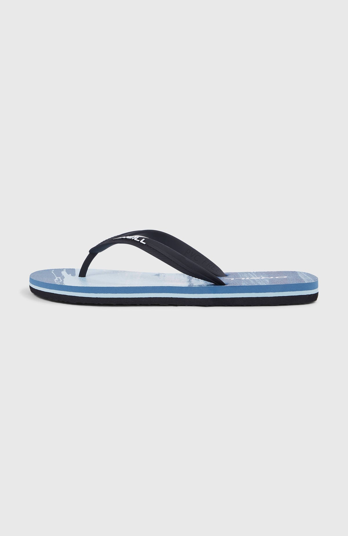 Profile Graphic Sandals | Blue Melted Texture