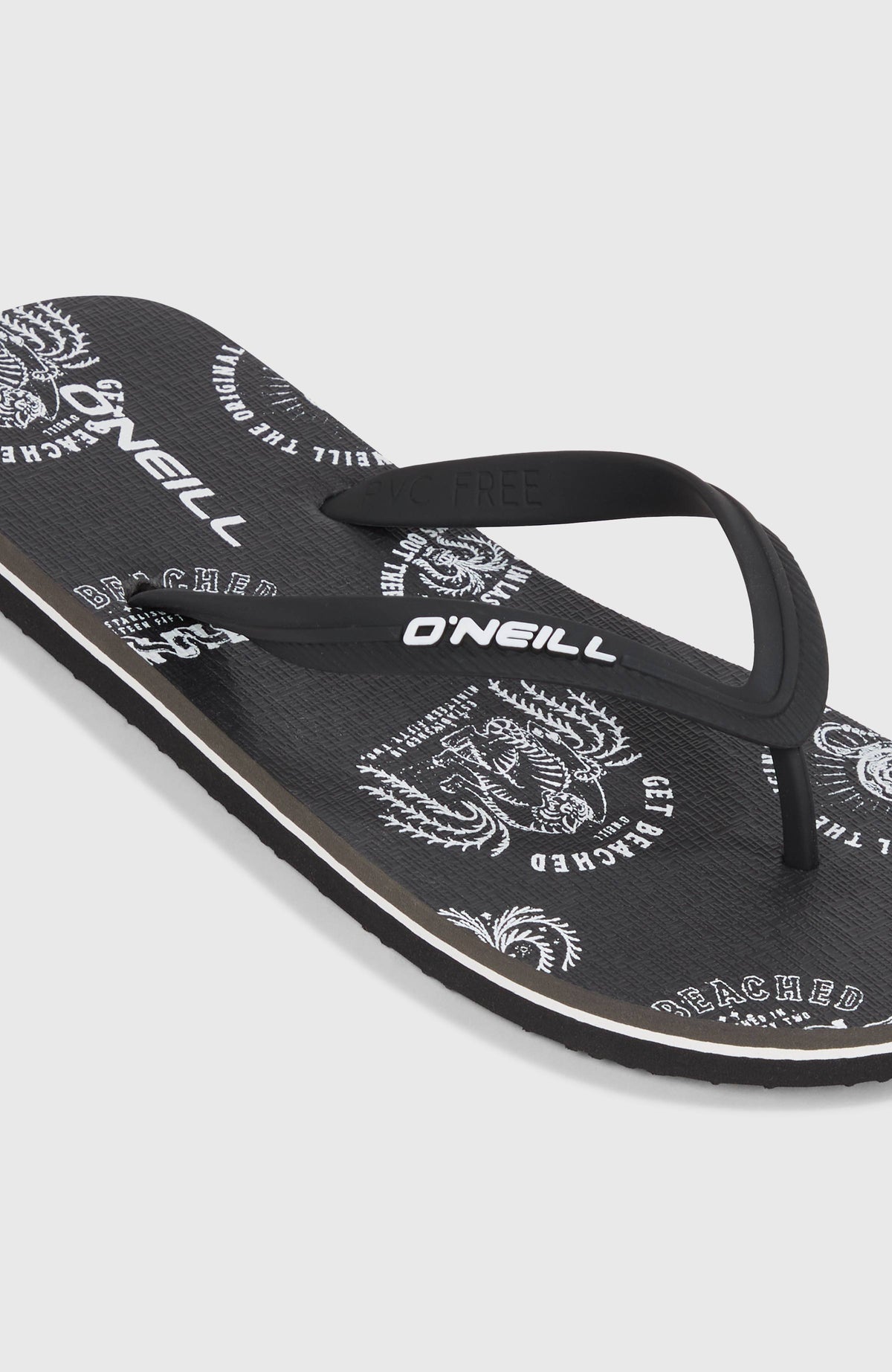 Profile Graphic Sandals | Black Mystical