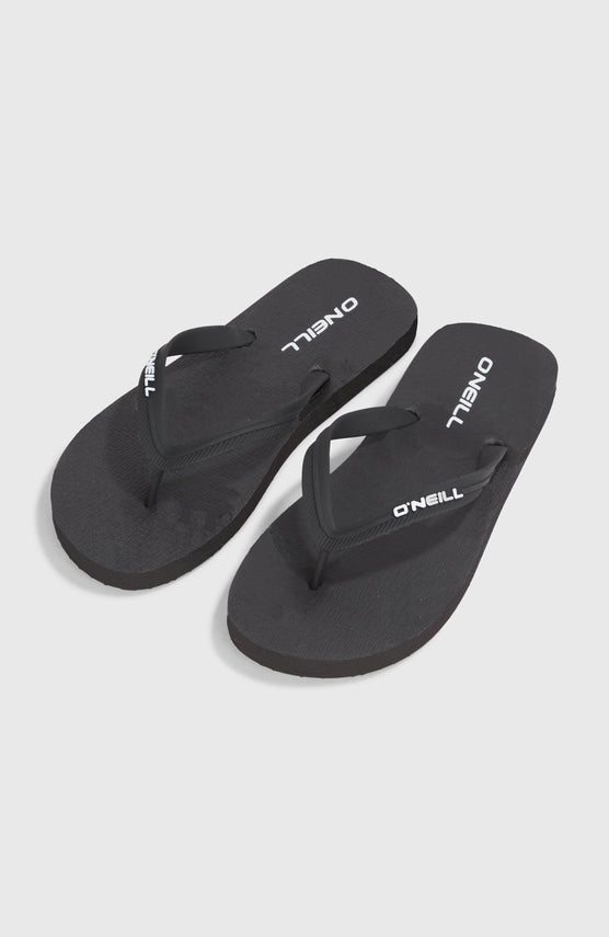 Profile Small Logo Sandals | Black Out