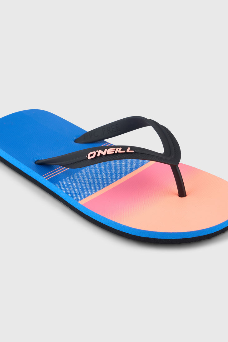 Profile Graphic Sandals | Blue Gradient Stripe