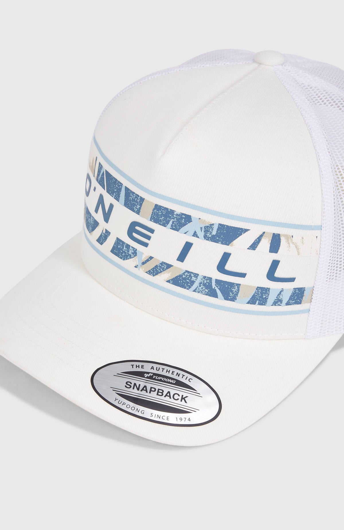 Flower Trucker Cap | Snow White