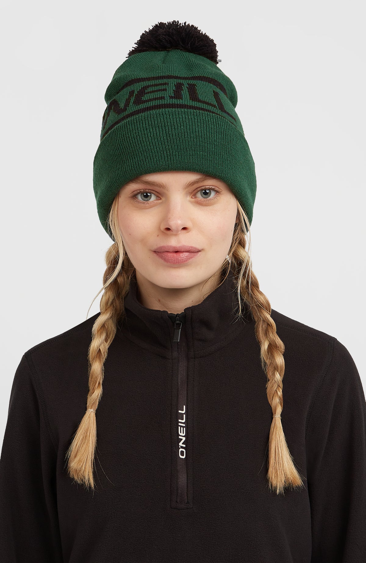 Powder Beanie | Emerald Envy Colour Block