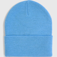 Snow Beanie | Blue Poppy